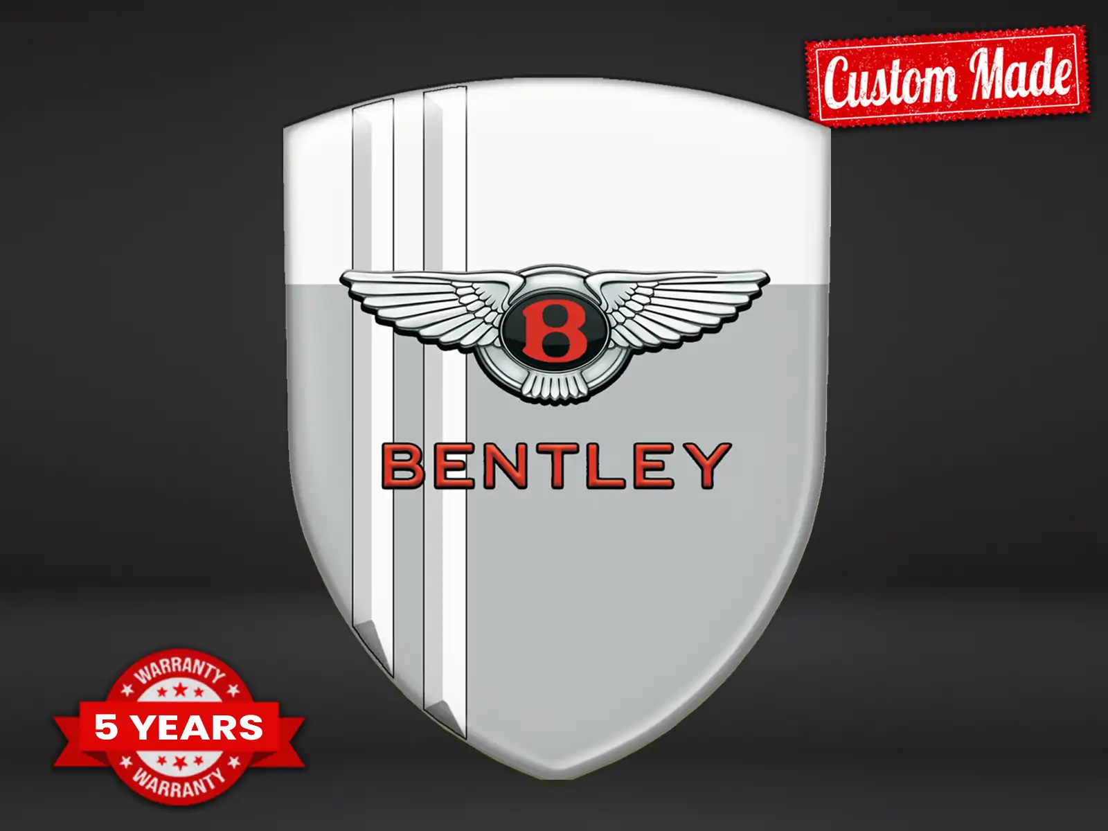 Bentley Printed Logo Stickers Durable Limited High Quality